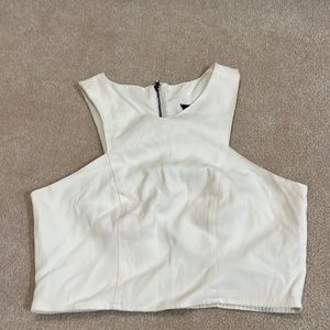Top shop white crop top